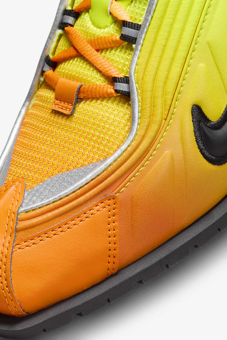 Nike shox top femme jaune